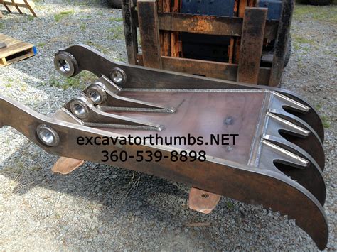 mini digger thumb nz|excavator thumbs for sale.